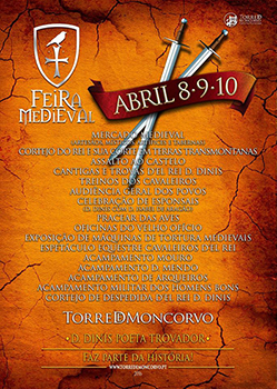 Feira Medieval de Torre de Moncorvo realiza-se de 8 a 10 de Abril